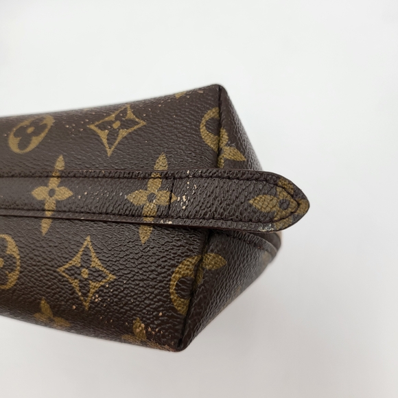 LOUIS VUITTON Monogram Trousse Demi Ronde Cosmetic Pouch GM.. Authentic!!!! - Picture 5 of 12